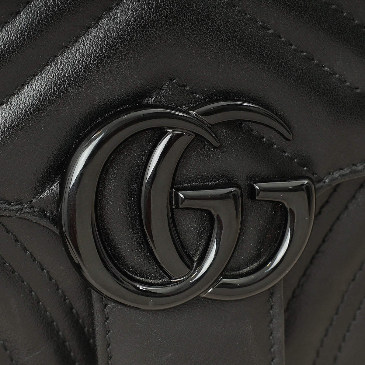 Gucci Black GG Marmont Small Shoulder Bag-Gucci-THE CLOSET