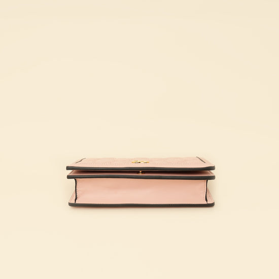 Gucci Light Pink GG Matelasse Wallet on Chain-Gucci-THE CLOSET