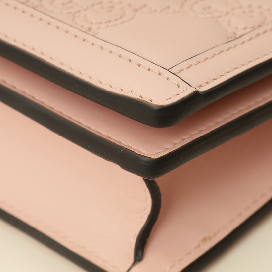 Gucci Light Pink GG Matelasse Wallet on Chain-Gucci-THE CLOSET