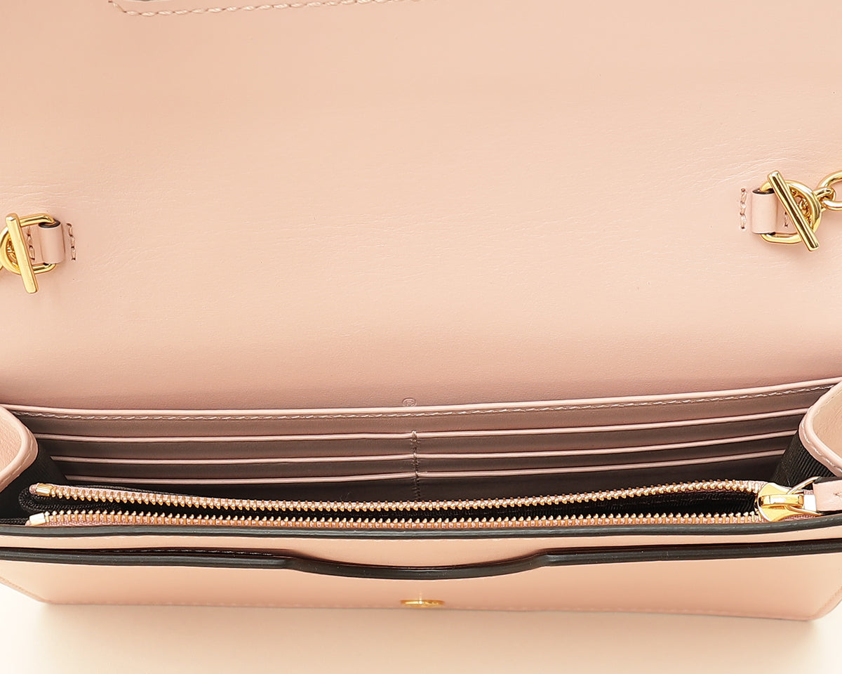 Gucci Light Pink GG Matelasse Wallet on Chain-Gucci-THE CLOSET