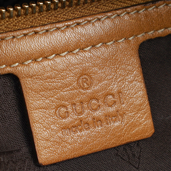 Gucci Brown GG Guccissima Dome Satchel Bag