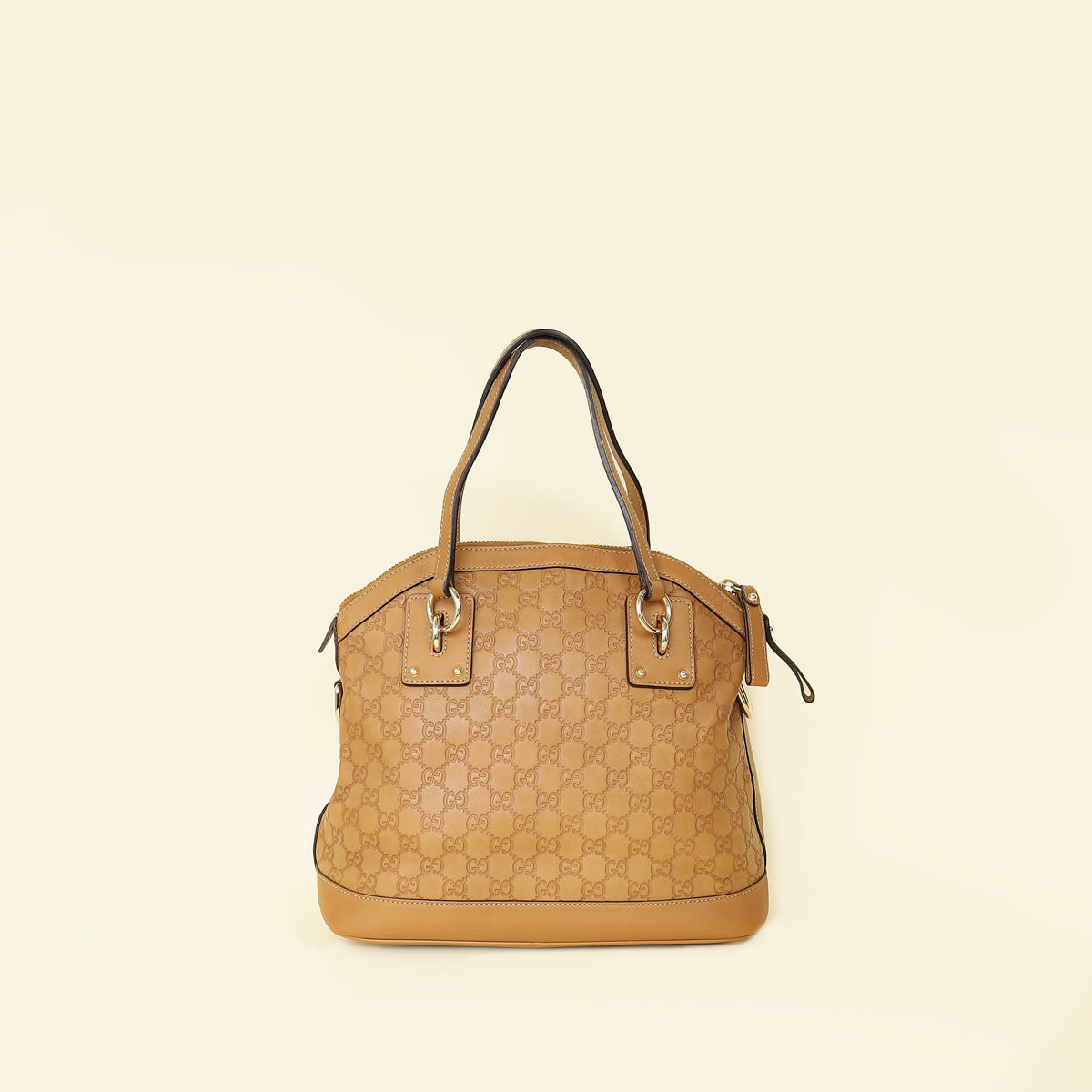 Gucci Brown GG Guccissima Dome Satchel Bag