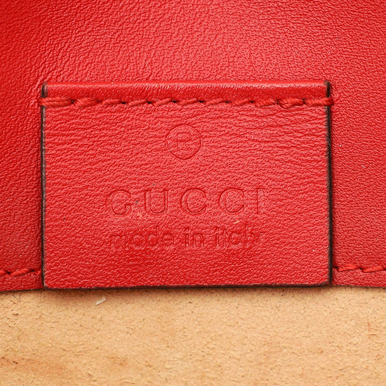Gucci Red Super Mini Sylvie Chain Bag-Gucci-THE CLOSET