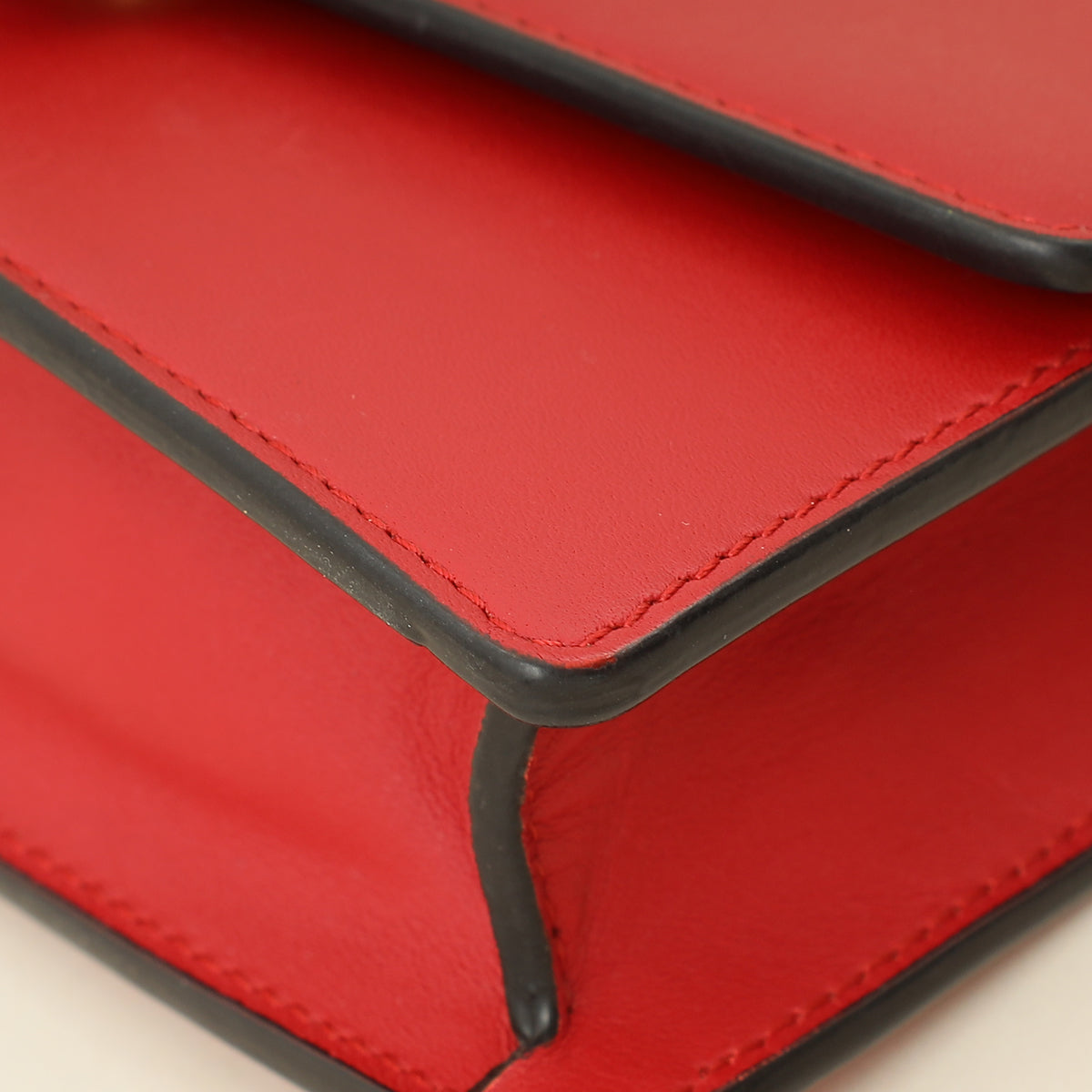 Gucci Red Super Mini Sylvie Chain Bag-Gucci-THE CLOSET