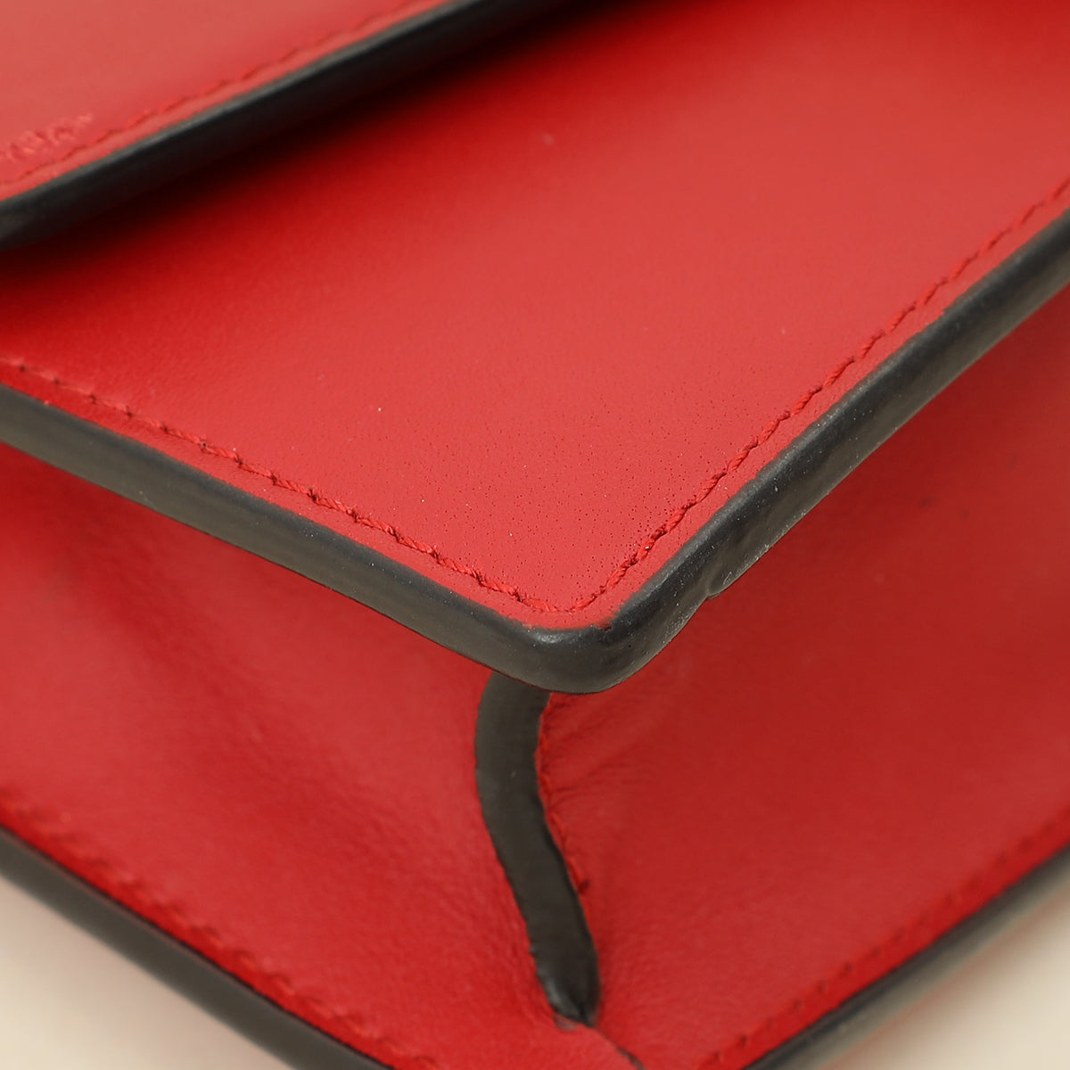 Gucci Red Super Mini Sylvie Chain Bag-Gucci-THE CLOSET