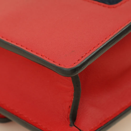 Gucci Red Super Mini Sylvie Chain Bag-Gucci-THE CLOSET