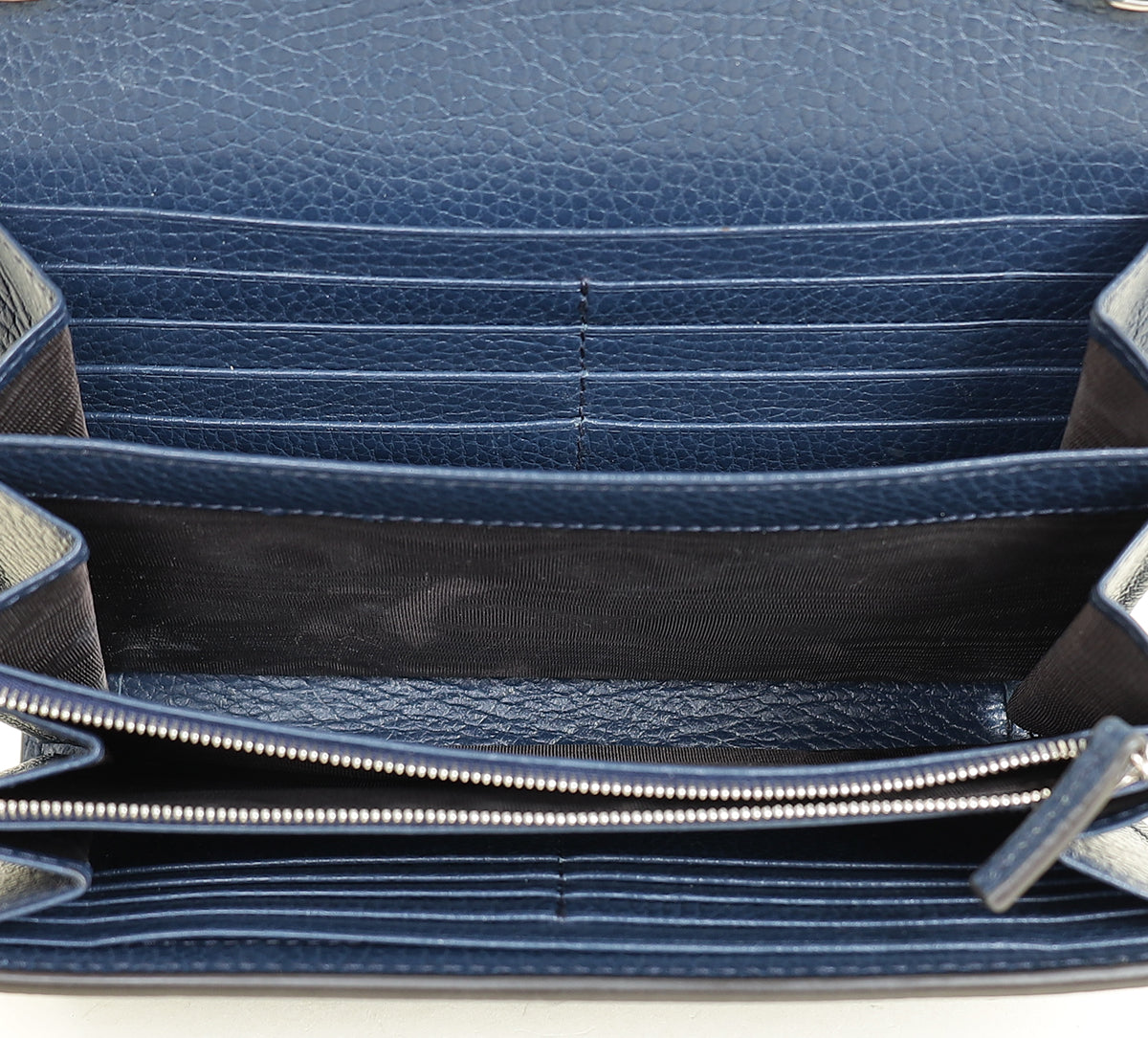 Gucci Navy Blue Dionysus Wallet On Chain