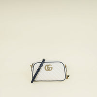 Gucci Bicolor Torchon GG Marmont Small Camera Bag