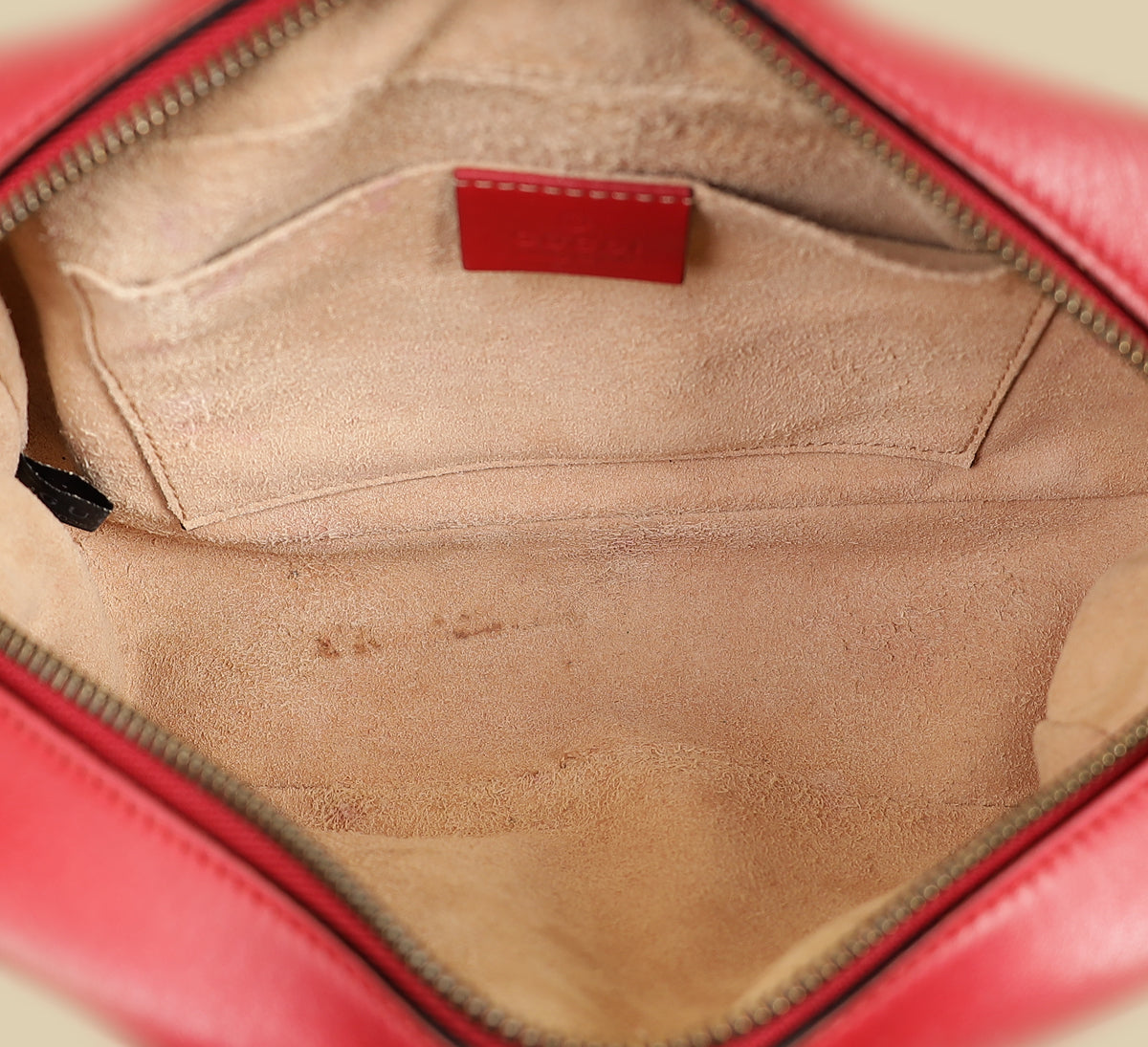 Gucci Red GG Marmont Camera Small Bag-Gucci-THE CLOSET