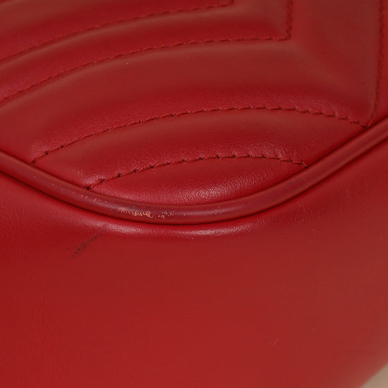 Gucci Red GG Marmont Camera Small Bag-Gucci-THE CLOSET