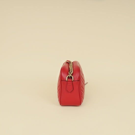 Gucci Red GG Marmont Camera Small Bag-Gucci-THE CLOSET