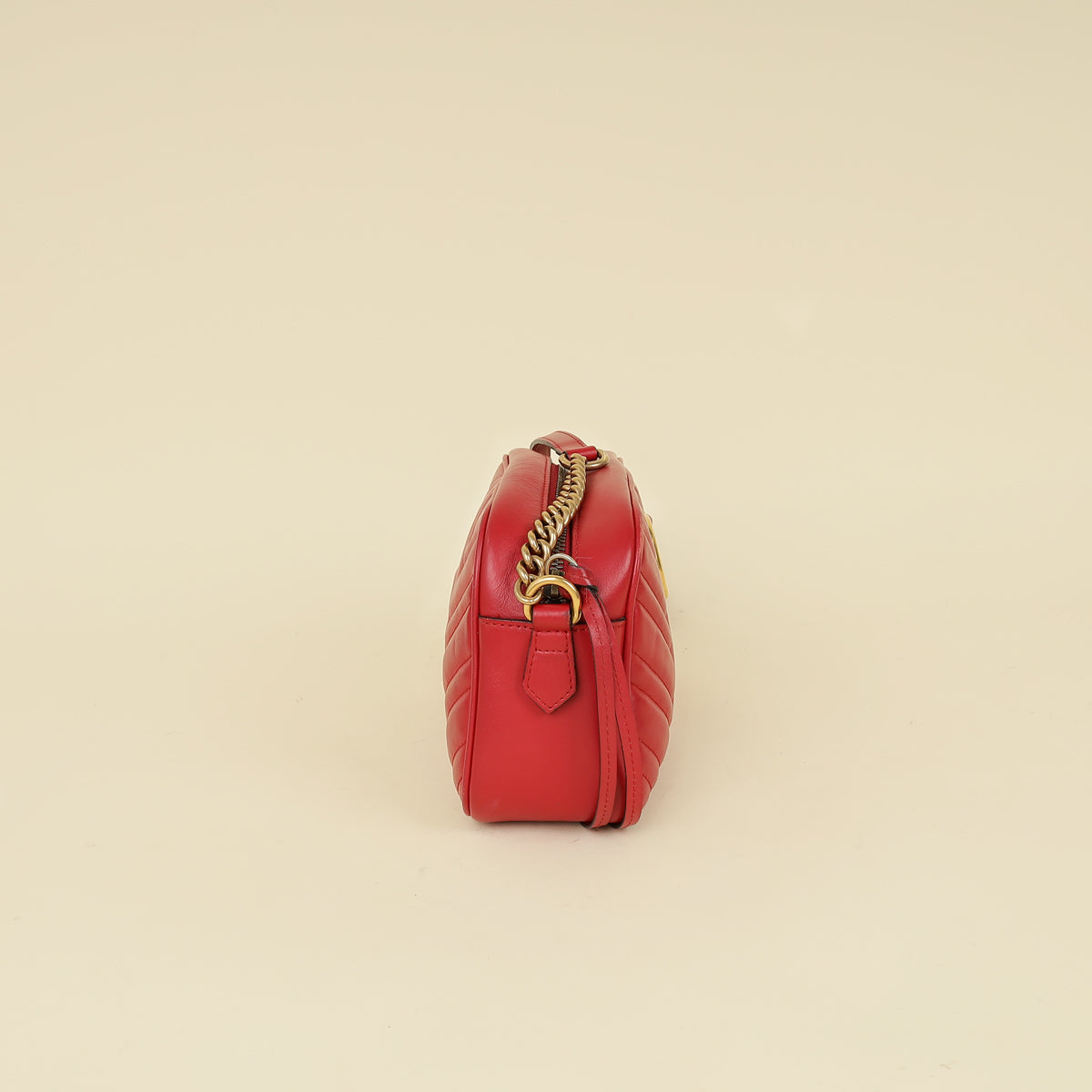 Gucci Red GG Marmont Camera Small Bag-Gucci-THE CLOSET