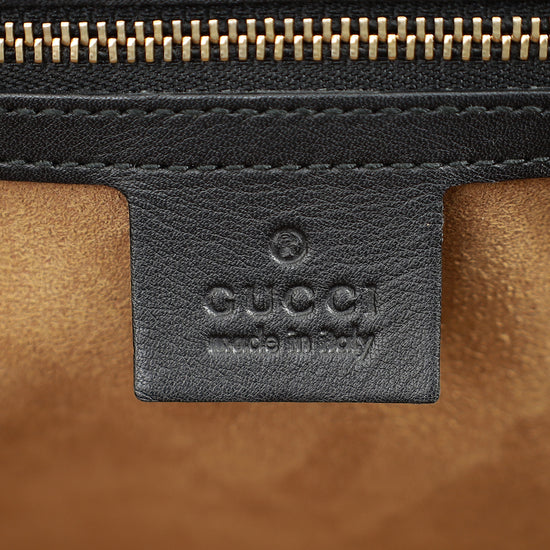 Gucci Tricolor GG Supreme Padlock Medium Shoulder Bag