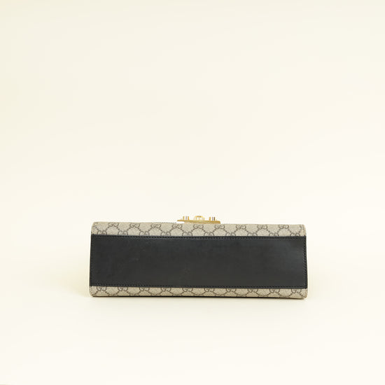 Gucci Tricolor GG Supreme Padlock Medium Shoulder Bag