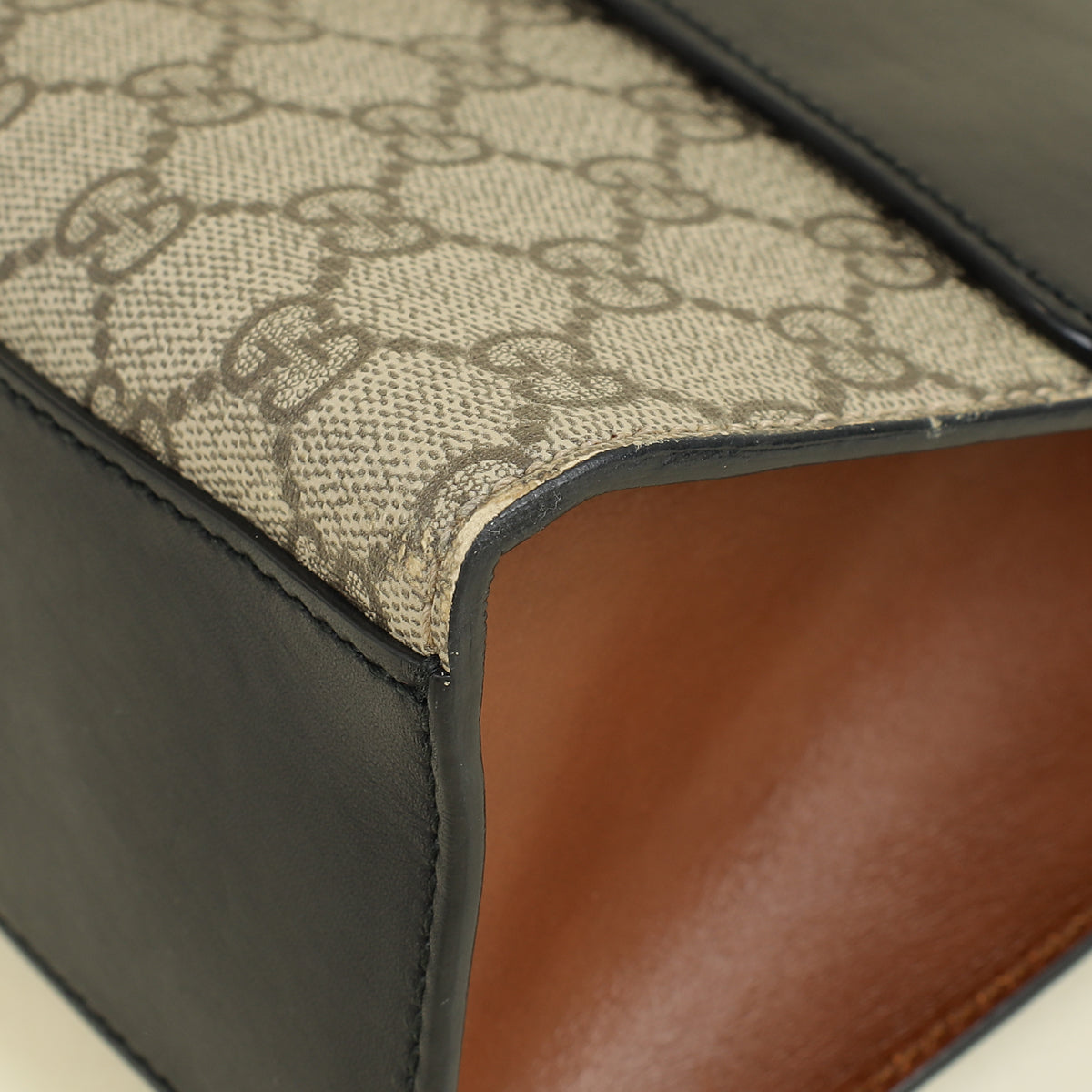 Gucci Tricolor GG Supreme Padlock Medium Shoulder Bag