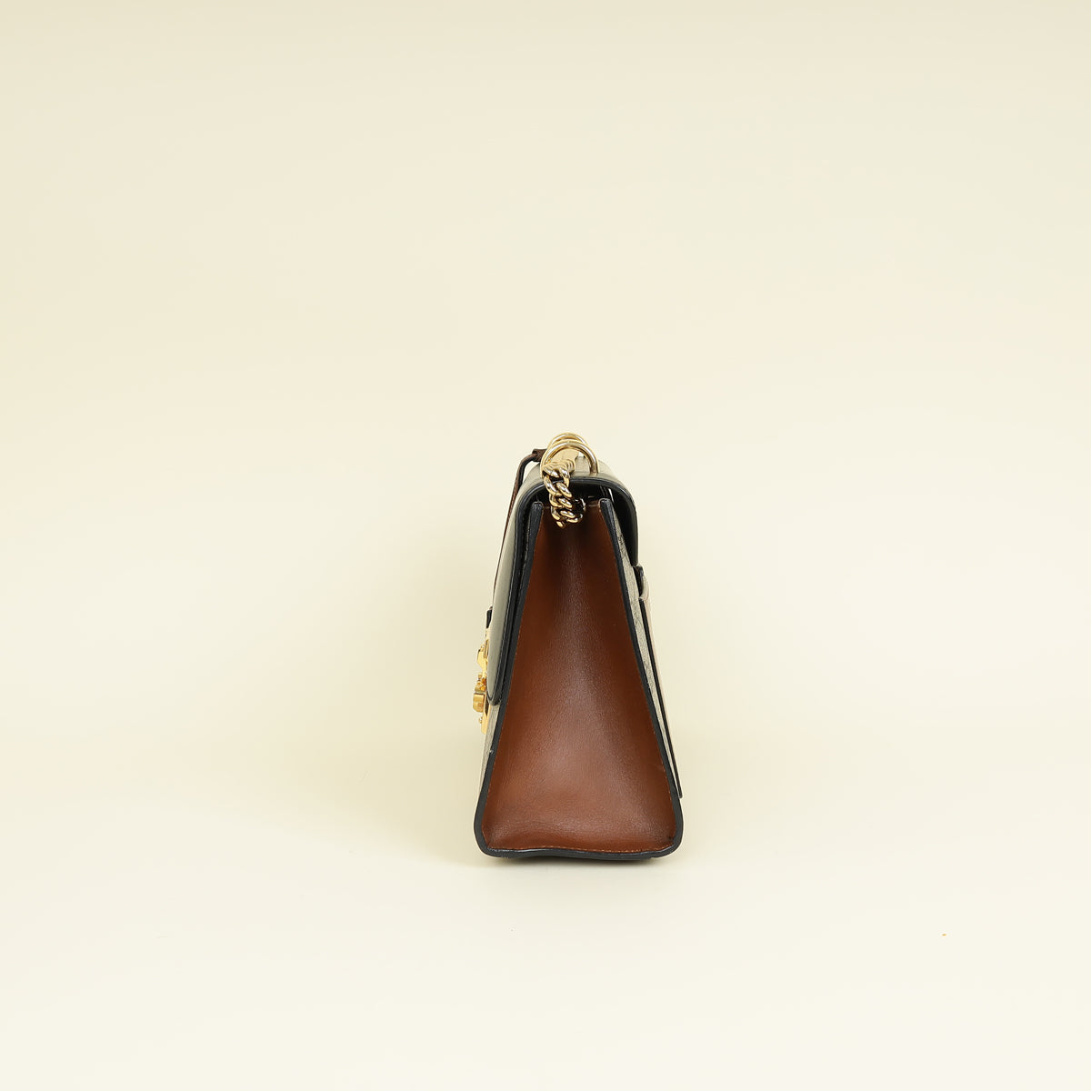 Gucci Tricolor GG Supreme Padlock Medium Shoulder Bag