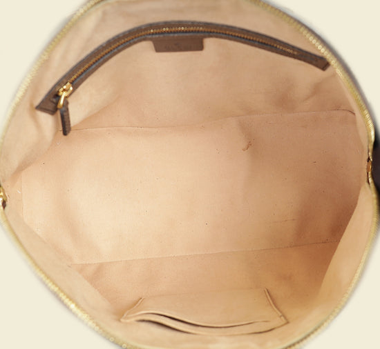 Gucci Bicolor GG Supreme Web Ophidia Top Handle Dome Bag