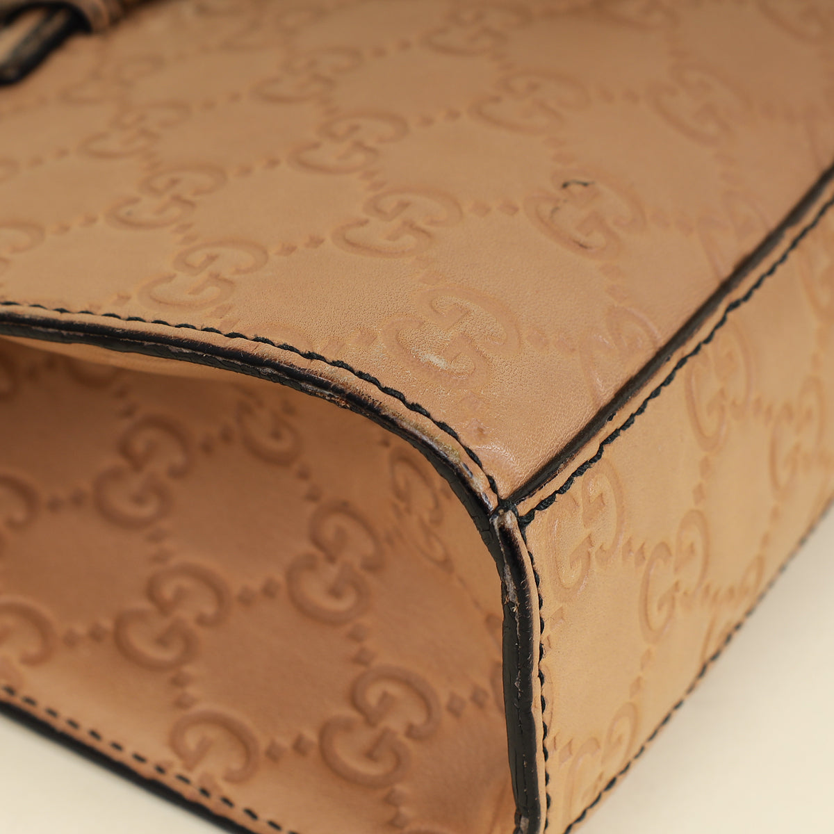 Gucci Beige Guccissima Emily Small Shoulder Bag-Gucci-THE CLOSET