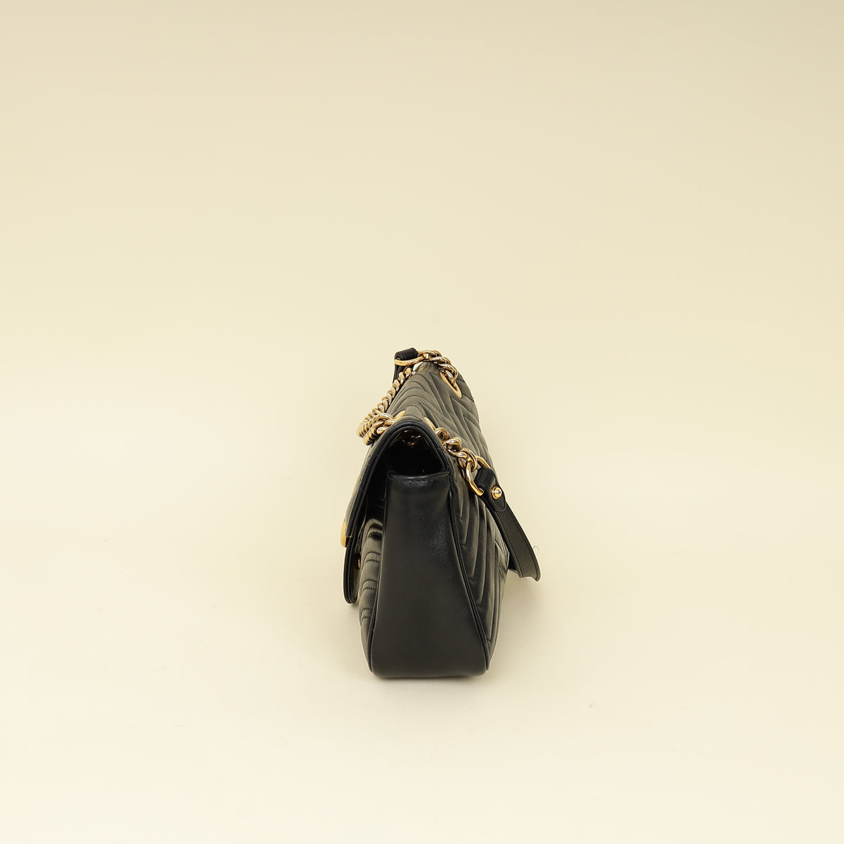 Gucci Black GG Marmont Small Shoulder Bag-Gucci-THE CLOSET
