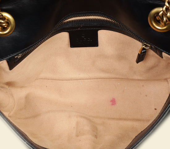 Gucci Black GG Marmont Small Shoulder Bag-Gucci-THE CLOSET