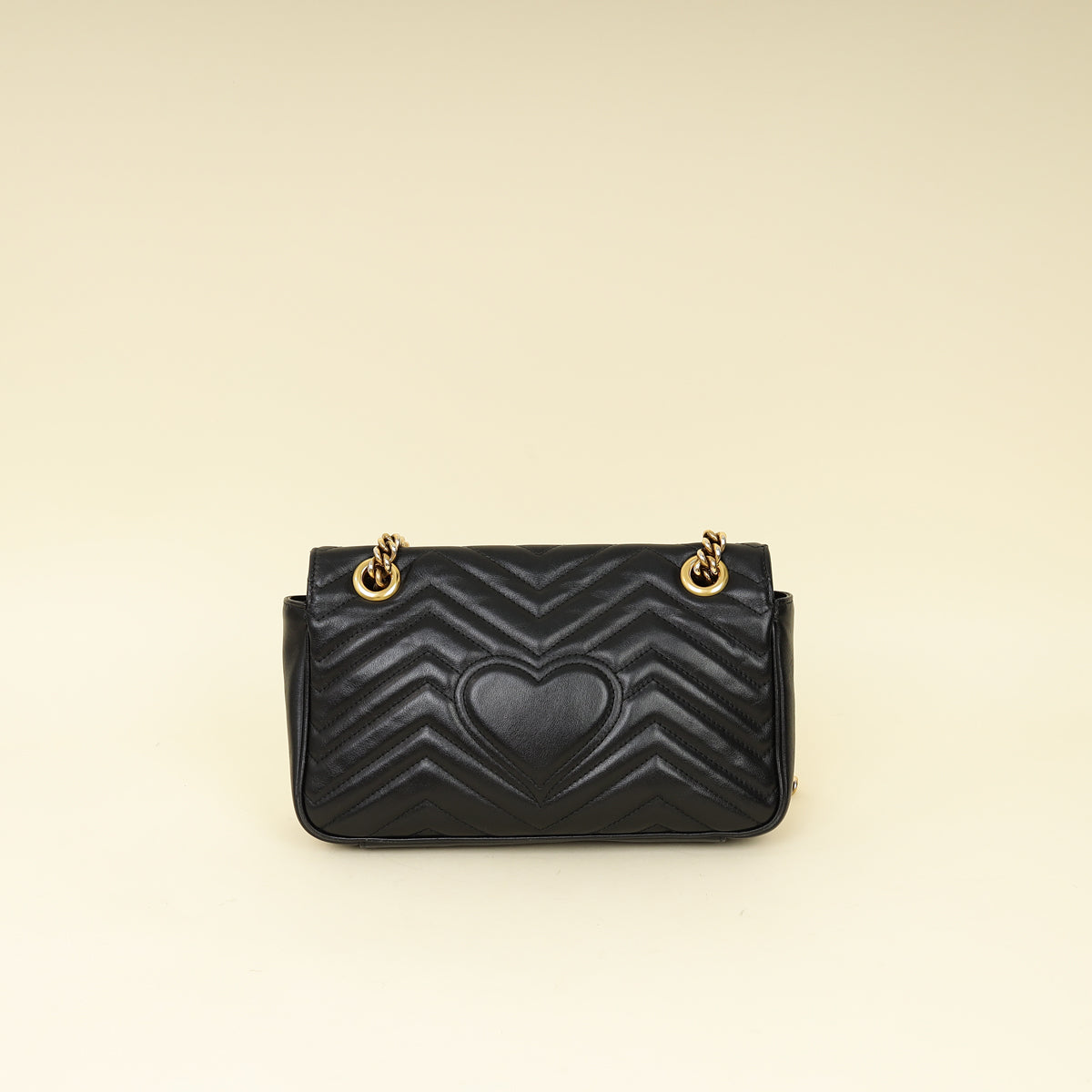 Gucci Black GG Marmont Small Shoulder Bag-Gucci-THE CLOSET