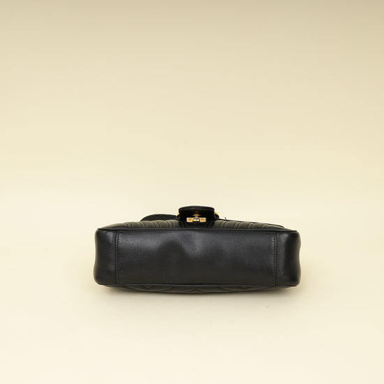 Gucci Black GG Marmont Small Shoulder Bag-Gucci-THE CLOSET