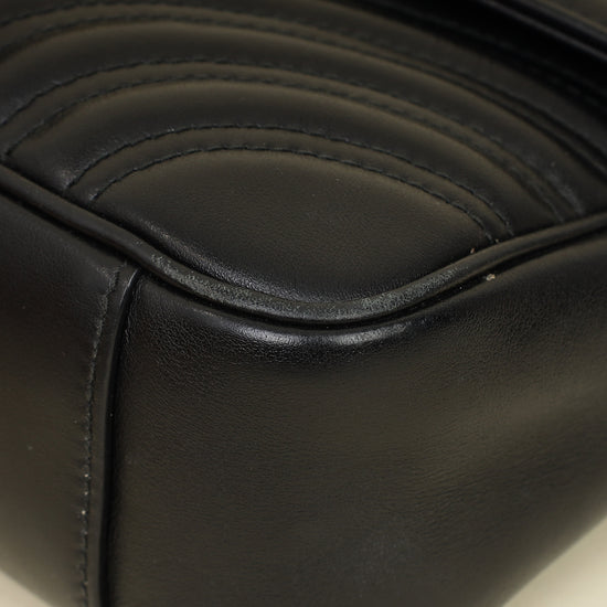 Gucci Black GG Marmont Small Shoulder Bag-Gucci-THE CLOSET
