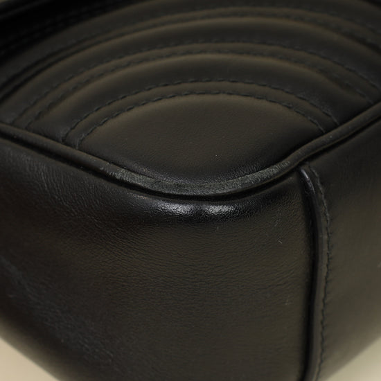 Gucci Black GG Marmont Small Shoulder Bag-Gucci-THE CLOSET