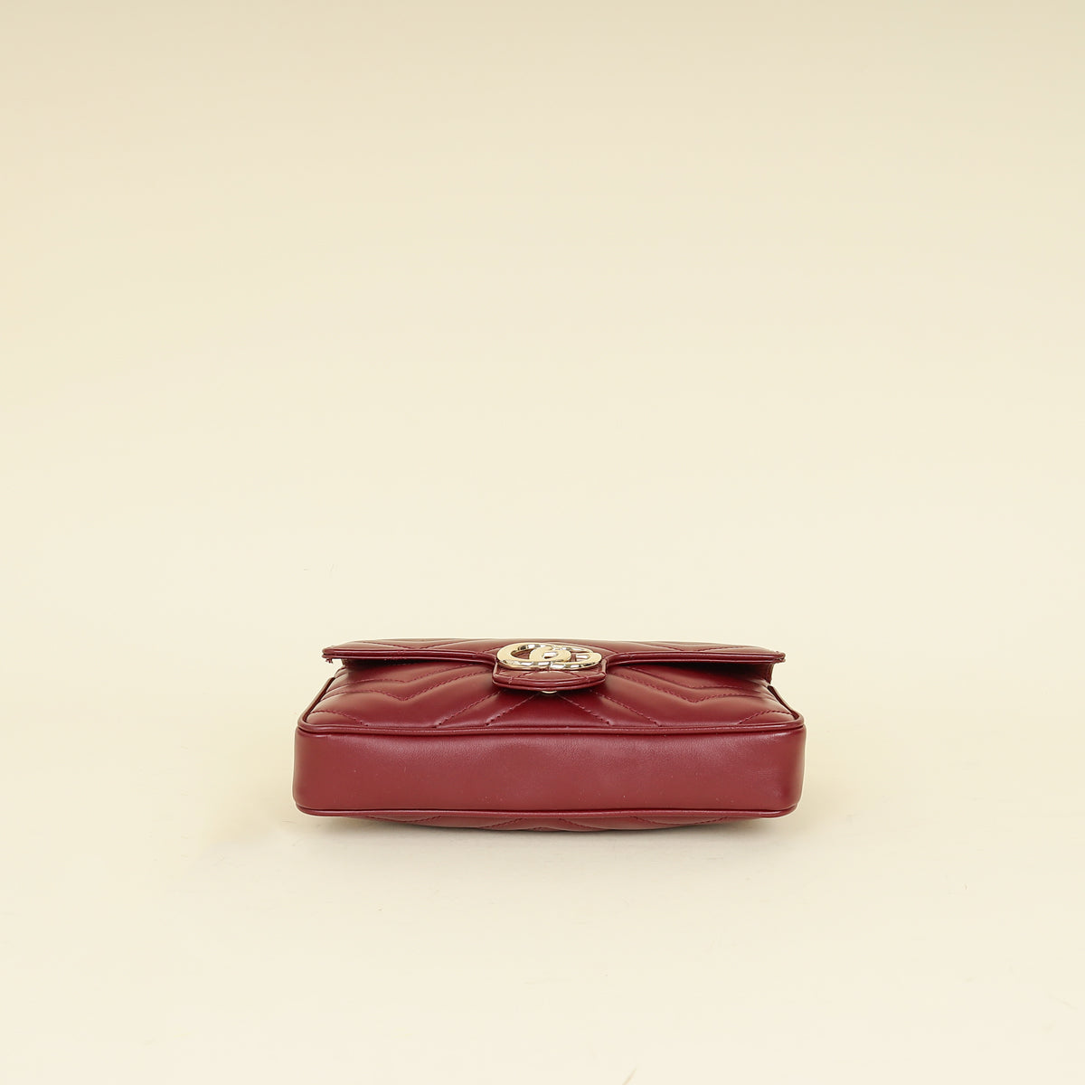 Gucci Rosso Ancora Red GG Marmont Small Shoulder Bag-Gucci-THE CLOSET