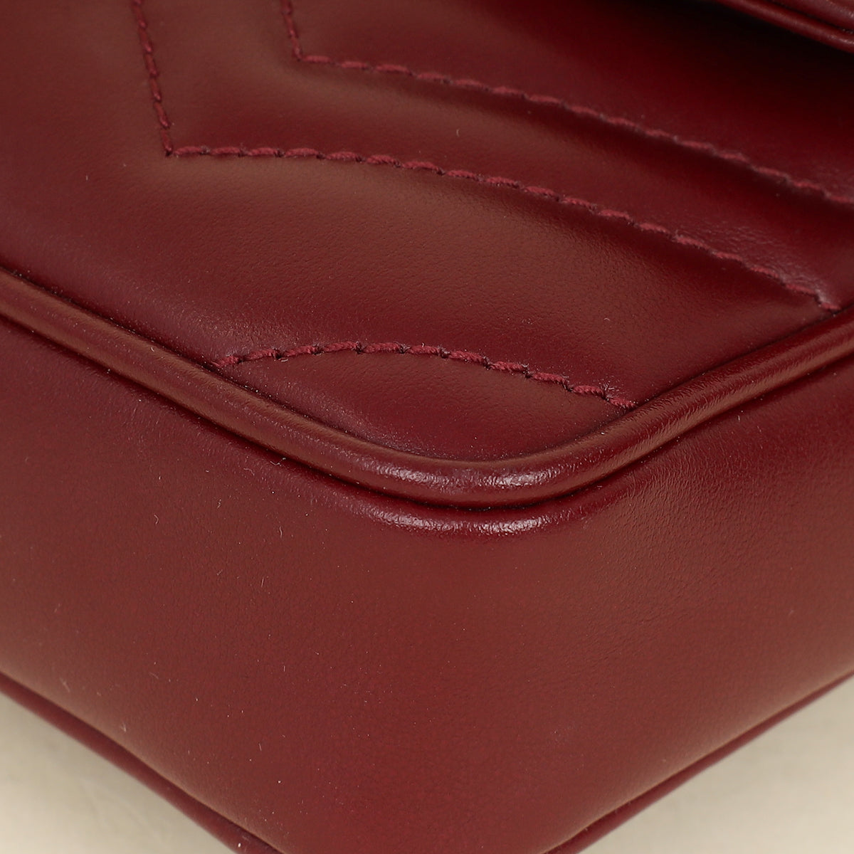 Gucci Rosso Ancora Red GG Marmont Small Shoulder Bag-Gucci-THE CLOSET