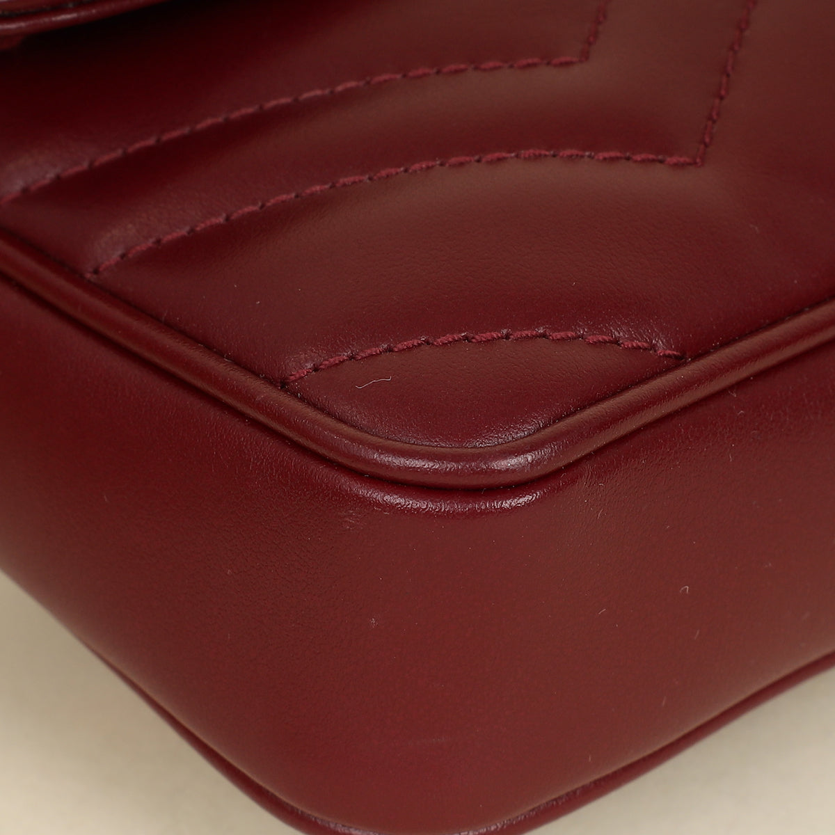 Gucci Rosso Ancora Red GG Marmont Small Shoulder Bag-Gucci-THE CLOSET