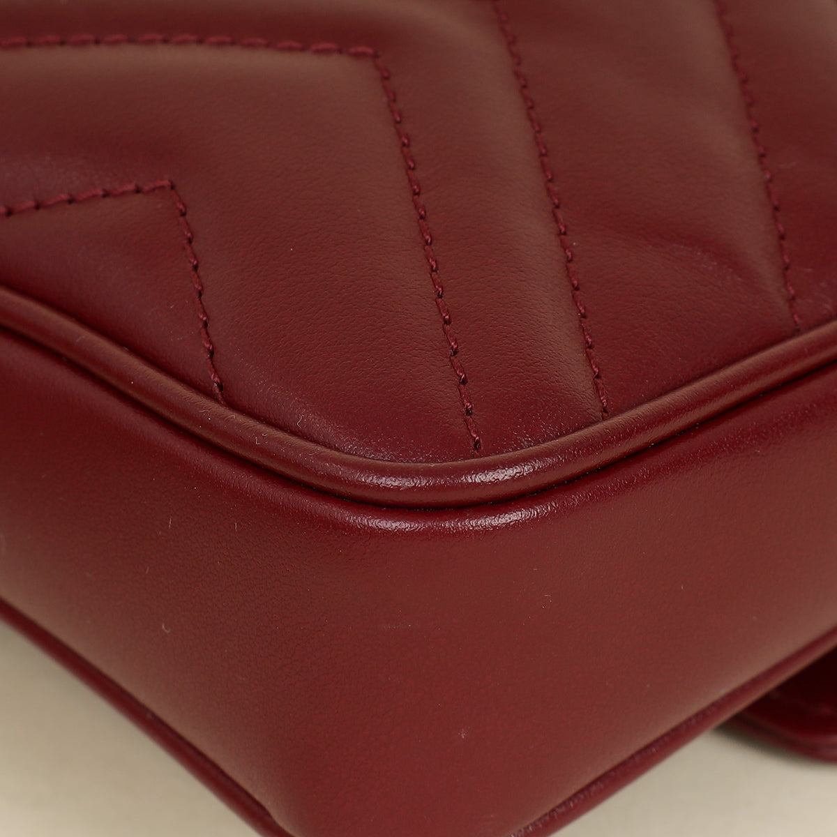 Gucci Rosso Ancora Red GG Marmont Small Shoulder Bag-Gucci-THE CLOSET