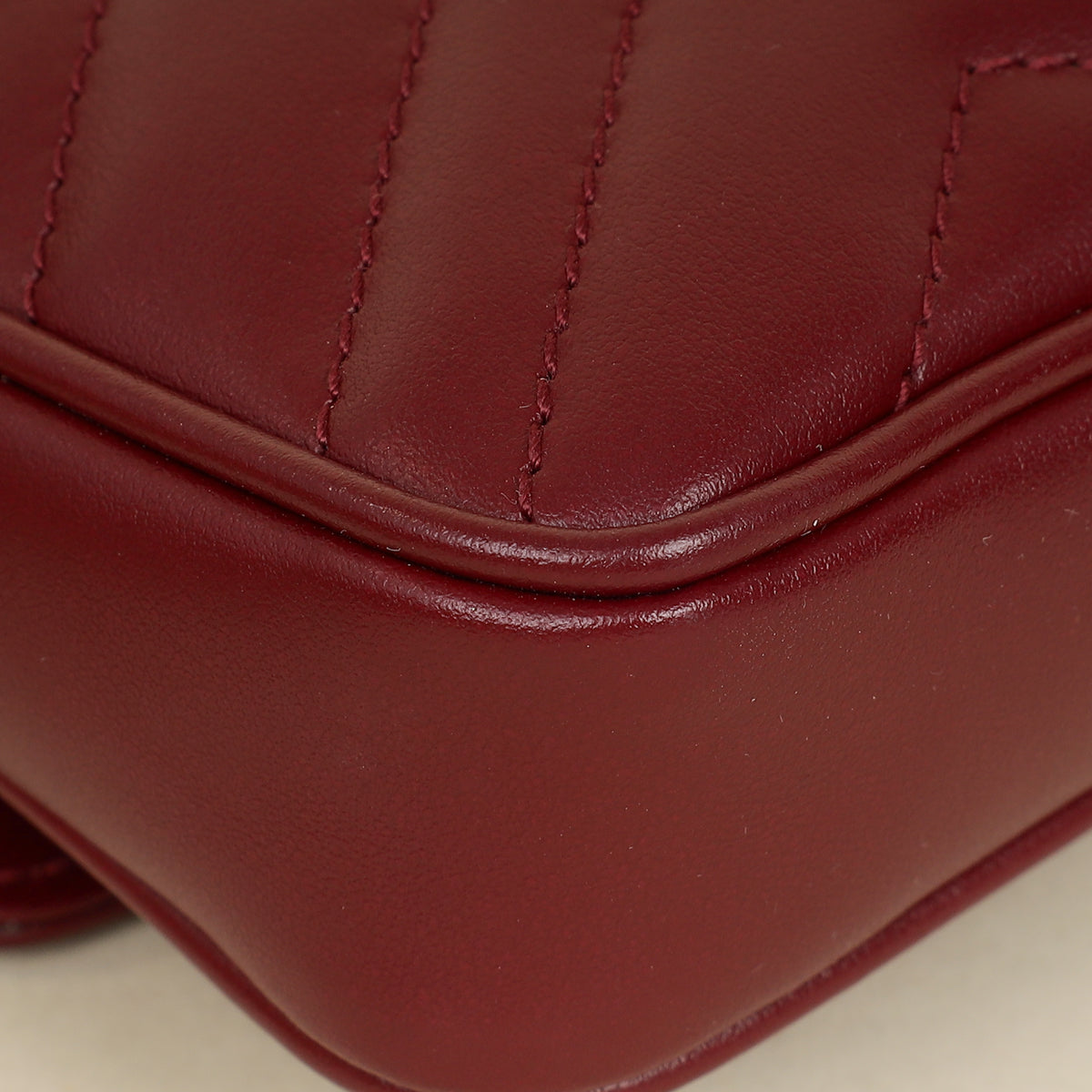 Gucci Rosso Ancora Red GG Marmont Small Shoulder Bag-Gucci-THE CLOSET