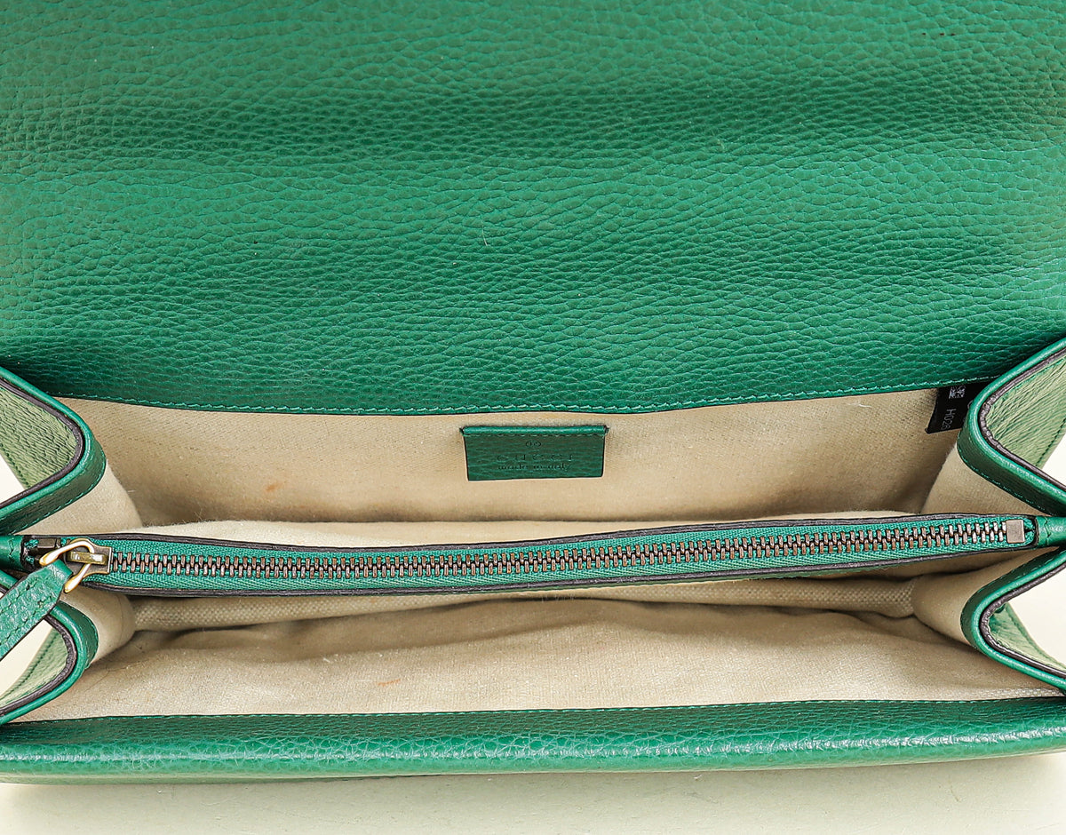 Gucci Green Dionysus Medium Shoulder Bag