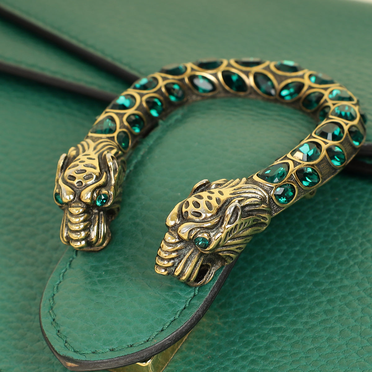 Gucci Green Dionysus Medium Shoulder Bag