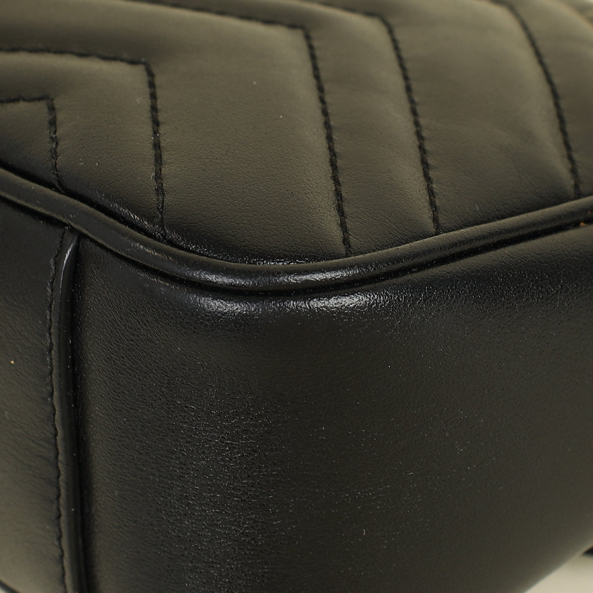 Gucci Black Marmont Small Shoulder Bag