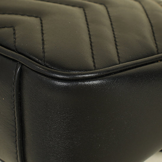 Gucci Black Marmont Small Shoulder Bag