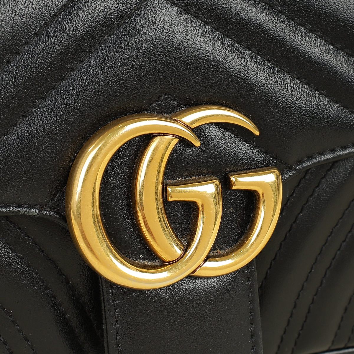 Gucci Black Marmont Small Shoulder Bag