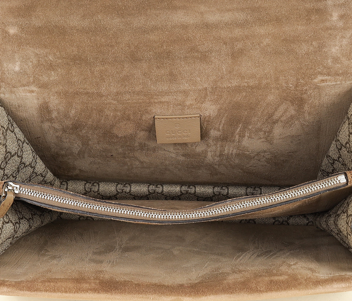 Gucci Bicolor GG Supreme Dionysus Medium Flap Bag