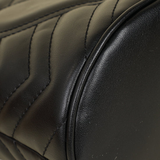 Gucci Black GG Marmont Small Bucket Bag-Gucci-THE CLOSET