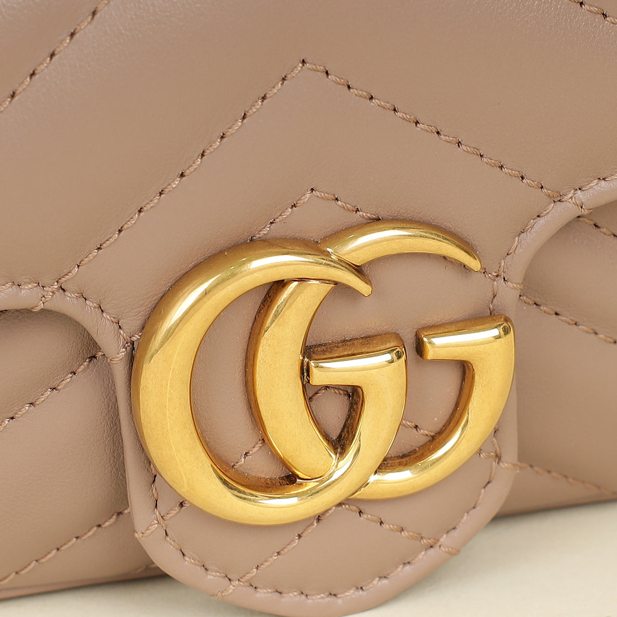 Gucci Dusty Pink GG Marmont Mini Shoulder Bag-Gucci-THE CLOSET