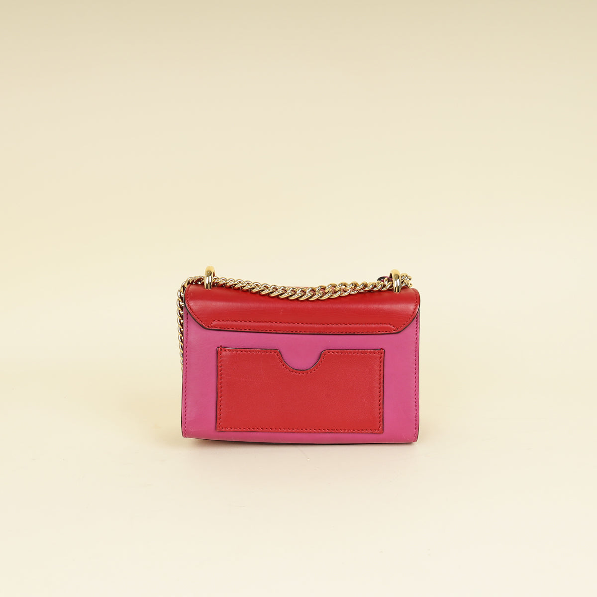 Gucci Bicolor Padlock Flap Small Shoulder Bag