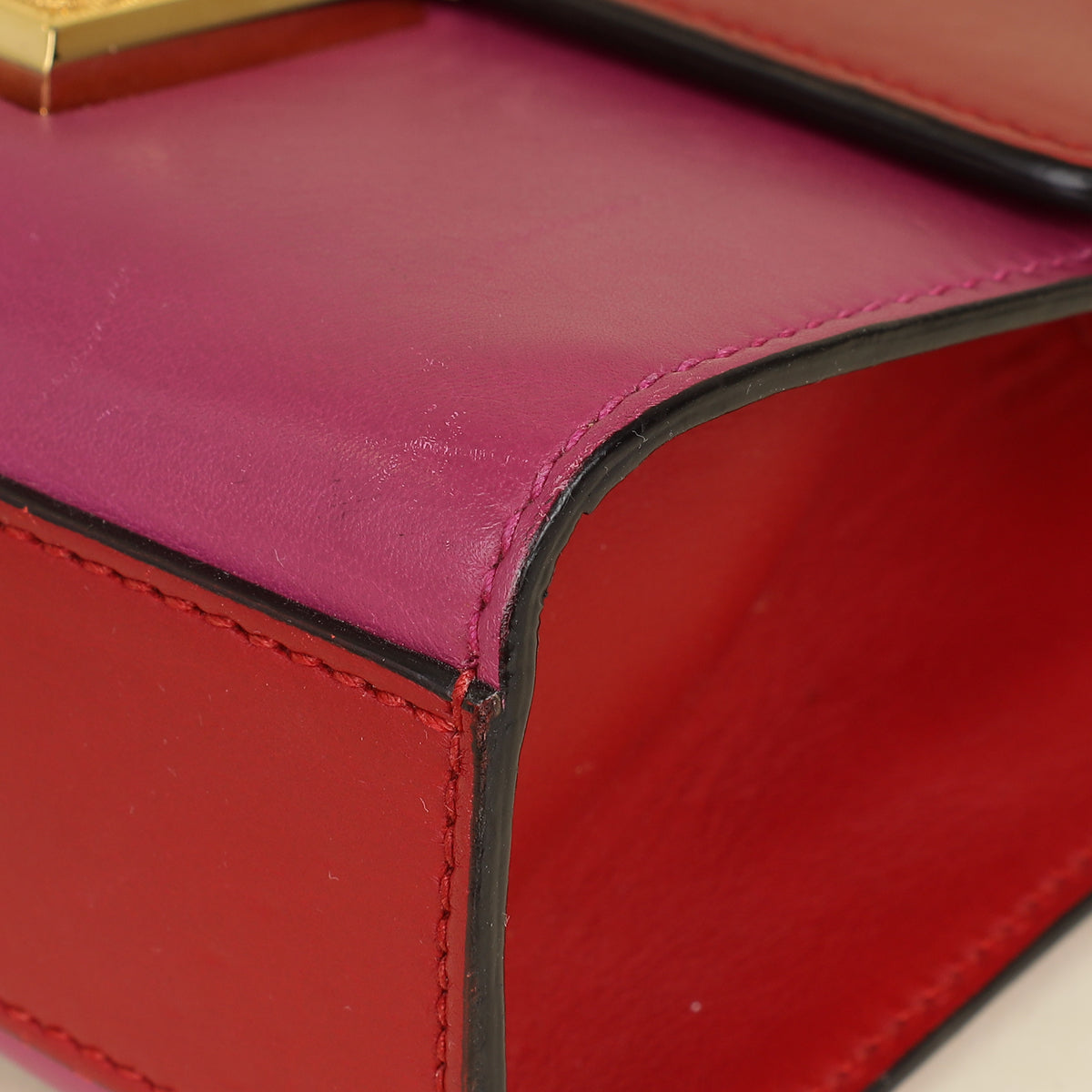 Gucci Bicolor Padlock Flap Small Shoulder Bag