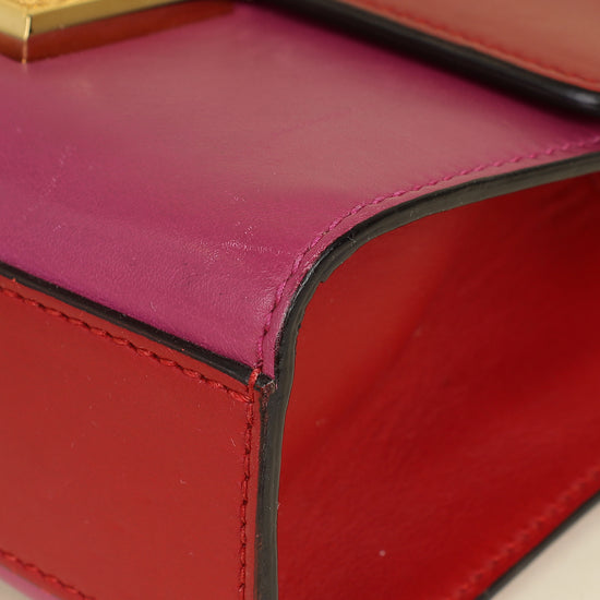 Gucci Bicolor Padlock Flap Small Shoulder Bag