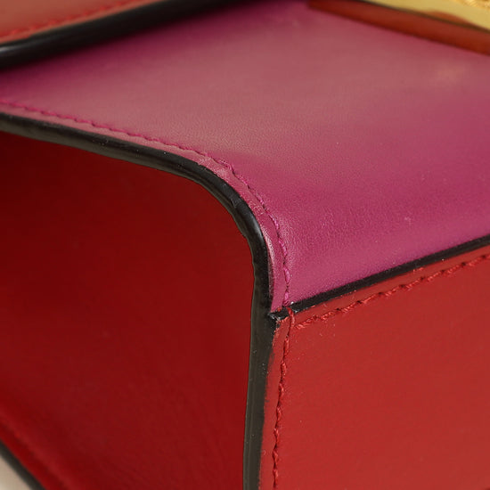 Gucci Bicolor Padlock Flap Small Shoulder Bag