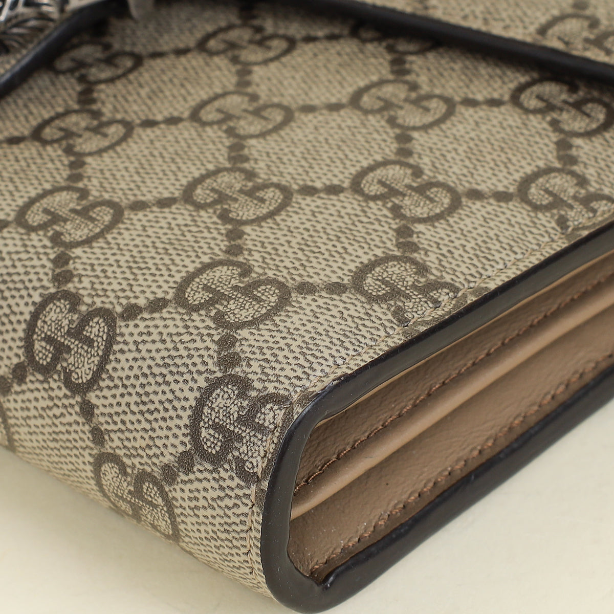 Gucci Ebony GG Supreme Dionysus Wallet on Chain