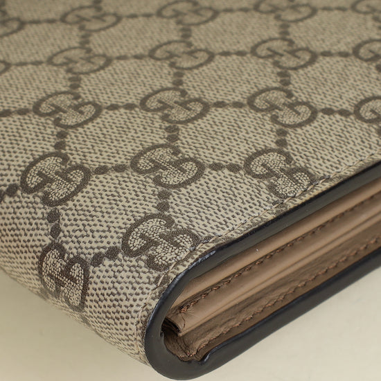 Gucci Ebony GG Supreme Dionysus Wallet on Chain