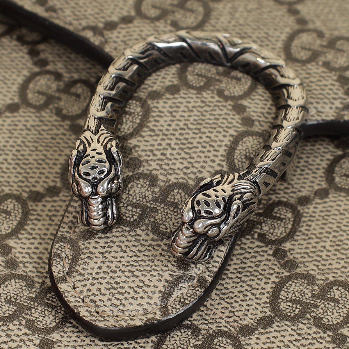 Gucci Ebony GG Supreme Dionysus Wallet on Chain