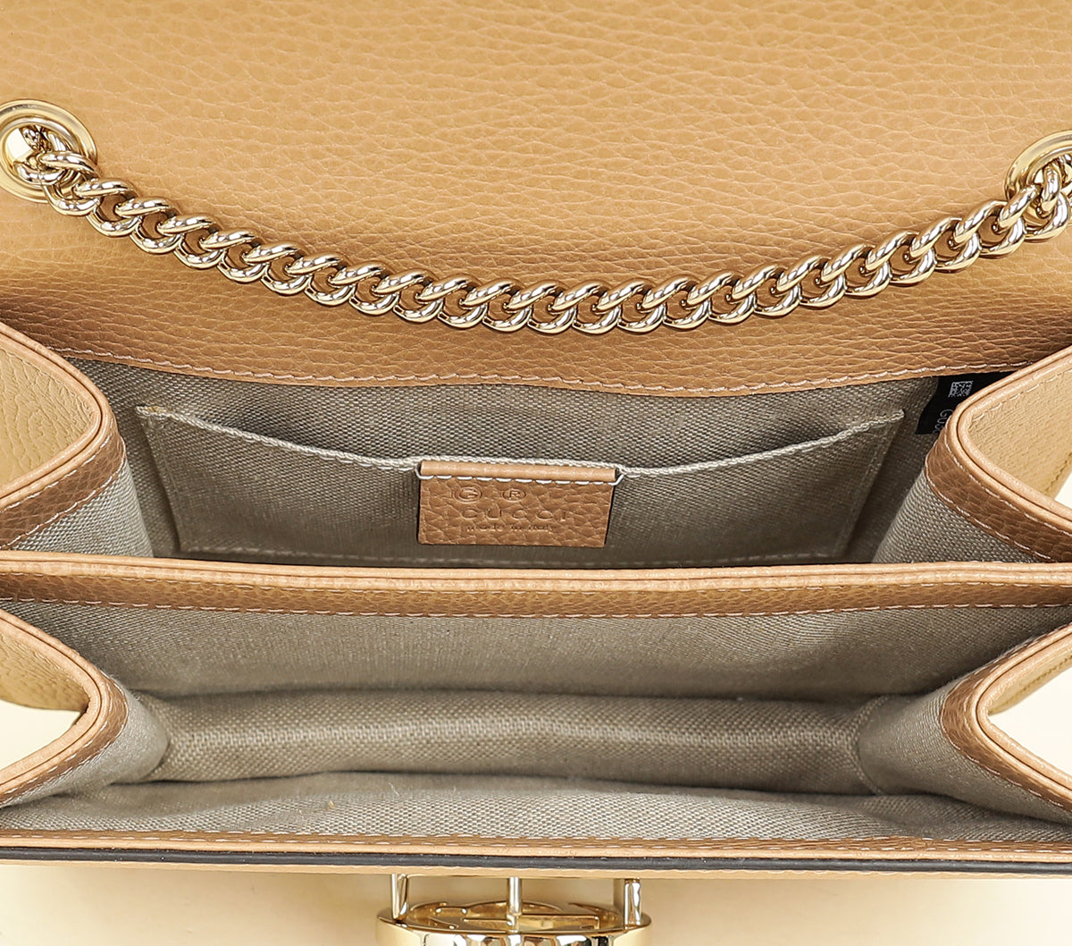 Gucci Nude Interlocking G Small Shoulder Bag