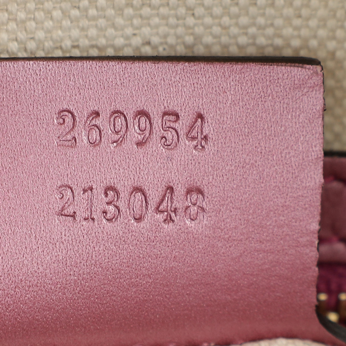 Gucci Metallic Pink Guccissima Heart Bit Charm Dome Satchel Bag